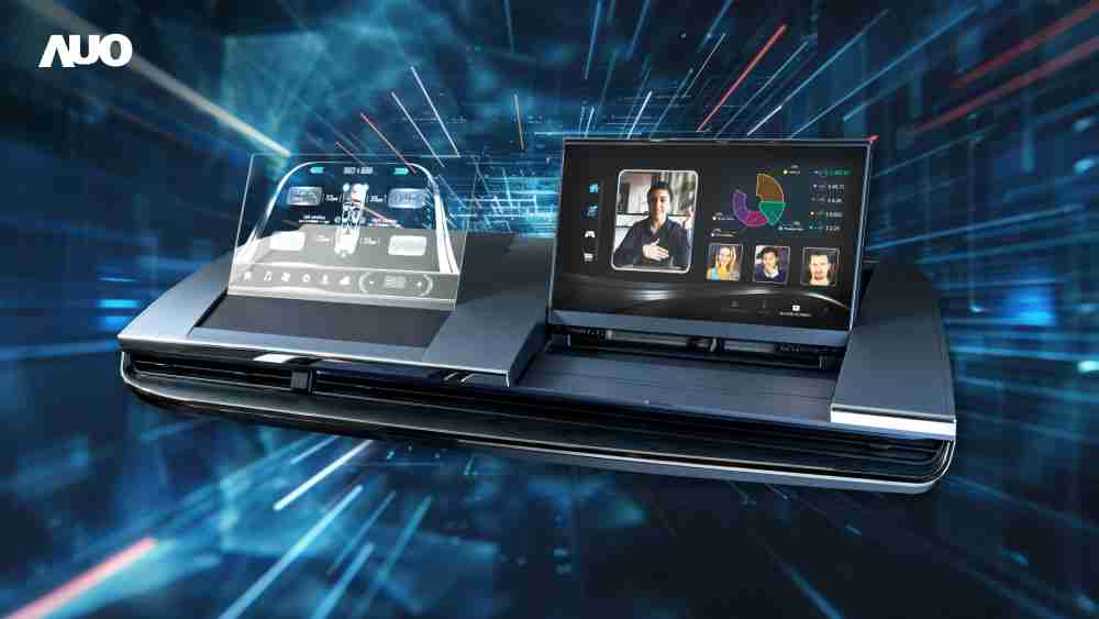 优游UB8Micro LED Display HMI解决方案打造透明Micro LED前座仪表，，，，呈现信息并保留驾驶视野开阔；亦为副驾驶座乘客打造收放自如的Micro LED屏幕，，，在不影响显示质量的前提于显示区内建镜头，，让用户能与视讯对象直接眼神接触，，，，提供绝佳的双向沟通体验