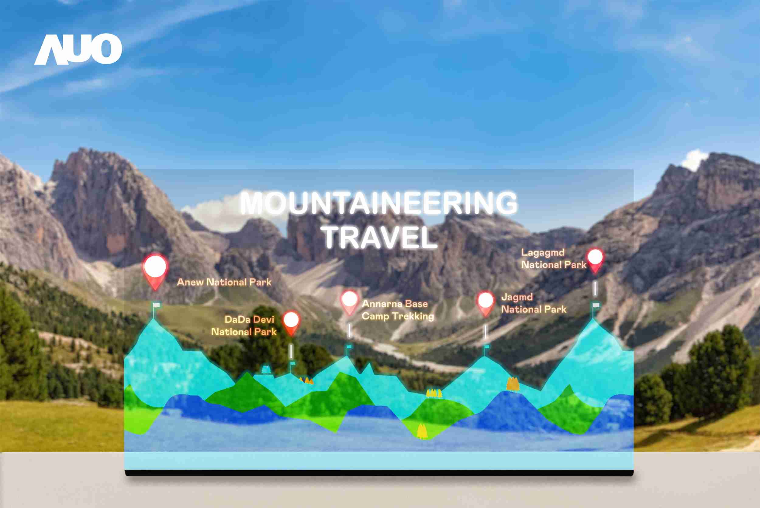 优游UB8展示全球单片尺寸最大(*)42吋透明Micro LED显示器拼接而成的〝64吋透明Micro LED显示器〞，，，具备高透明度、、、1,000 nits高亮度、、、广色域、、、、采用三边无边框的无缝拼接等多重特色，，呈现超高清、、细腻画质而不遮挡后方视觉，，，，满足层峰需求，，可广泛运用于零售、、、艺术展览或商业空间等场域